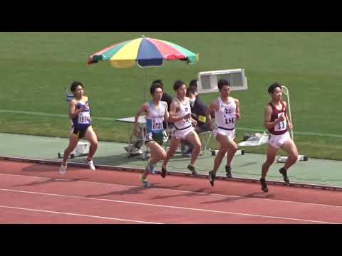 第83回京都学生陸上競技対校選手権大会　男子800ｍ予選３組