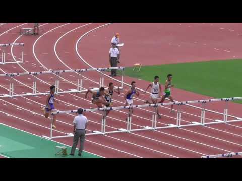 第59回東海陸上競技選手権大会　男子110mH　予選第2組　2016/8/28