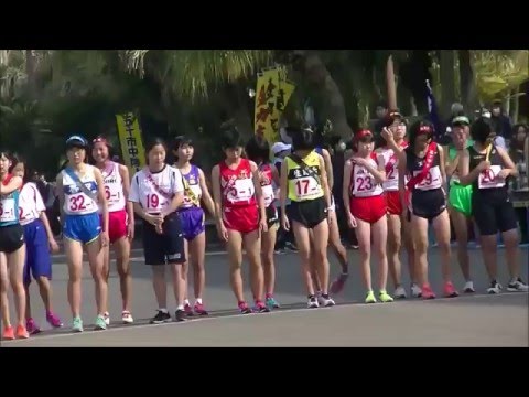 20160228宮崎県中学新人駅伝　女子