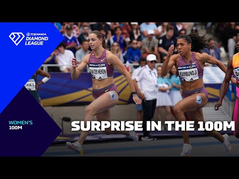 Patrizia van der Weken springs a surprise in Paris 100m - Wanda Diamond League 2024