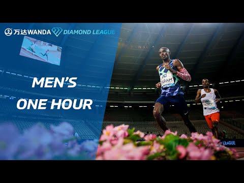 Mo Farah breaks one hour world record in Brussels - Wanda Diamond League