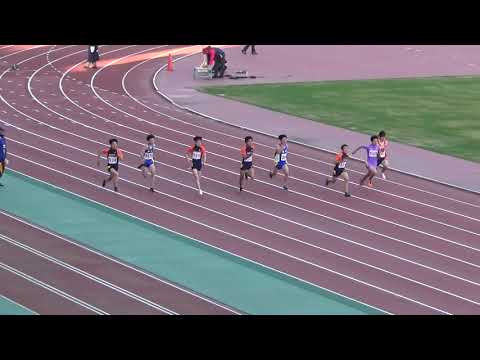 2019 第1回県記録会 高校・一般男子100mタイムレース1組