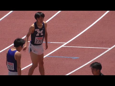 予選 U20男子400m 日本選手権陸上2023