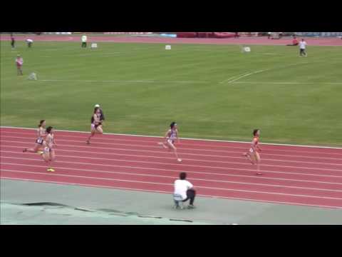 第70回北海道高等学校陸上競技選手権大会　女子100m　予選1組