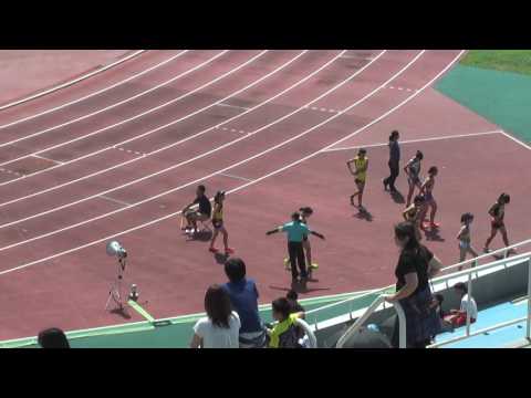 H29　千葉県中学総体　女子100mH　準決勝1組