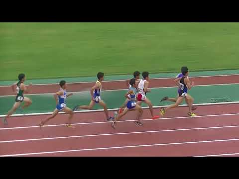第70回東京都高等学校新人陸上競技大会第一支部予選会 男子 800m 準決勝1組