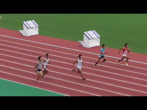 第59回東海陸上競技選手権大会　男子100m　予選第5組　2016/8/28