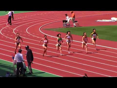 2018東海学生陸上女子100m予選