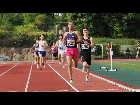 【第2回京都陸協記録会】男子1500m 7組(2025年5月10日)