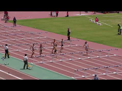 女子100mH予選1組　北関東 R01