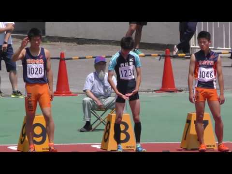 20170520群馬県高校総体陸上男子110ｍH準決勝1組