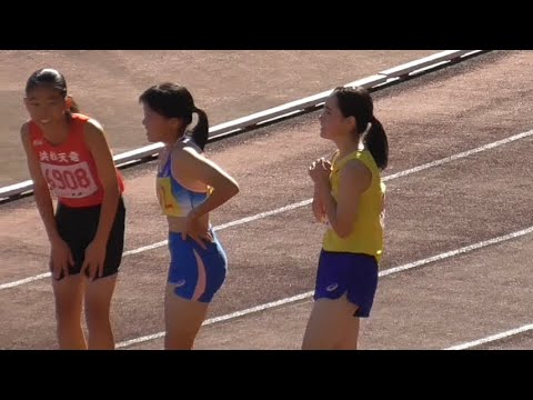 部門C 女子100m予選　エコパトラックゲームズ2022