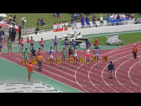 H30　千葉県高校総体　男子100m　予選6組