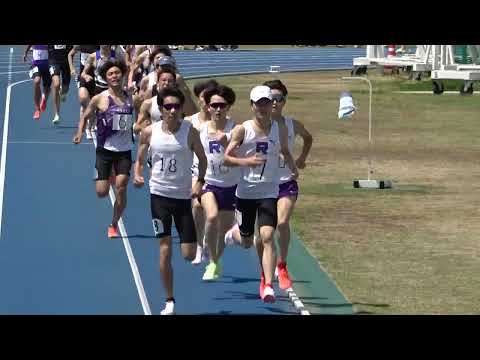 日体大記録会 男子1500m8組 大澤(中大)/上野(立大監督)のアシストで立大ワンツー 2022.4.23