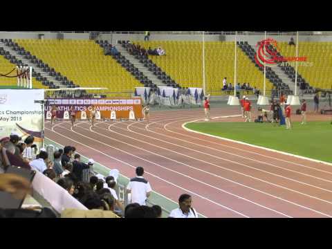 100m Girls Heat 2 - 2015 Asian Youth Athletics Championships