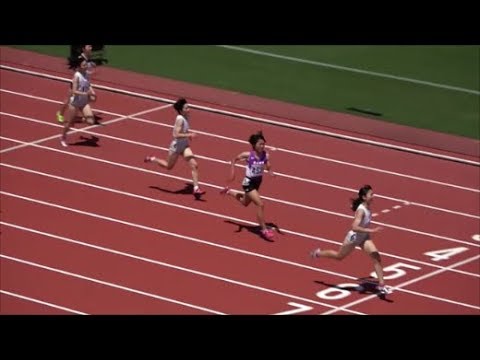 群馬県陸上競技選手権2018 女子200m決勝