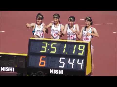 女子4×400mR_決勝_第71回北海道高校陸上20180615