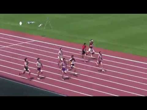 2016中国高校総体陸上男子１００ｍ　準決勝１組