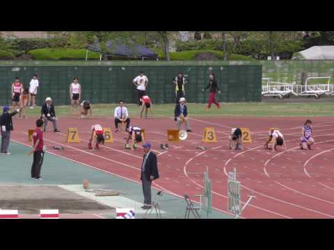 20170422群馬リレーカーニバル女子100m1組