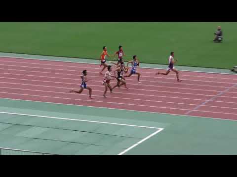 H30　ジュニアオリンピック　A男子100m　準決勝3組
