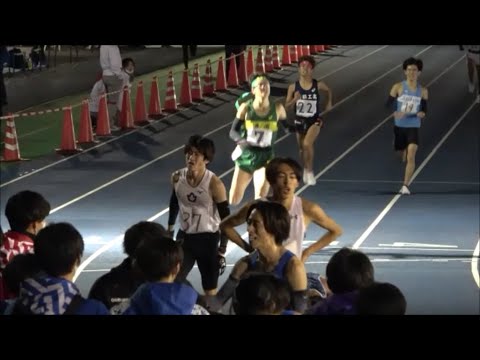 日体大記録会 5000m32組 吉中(豊浦高,22年度中大新入生)/東海大・国士舘大など 2021.12.5