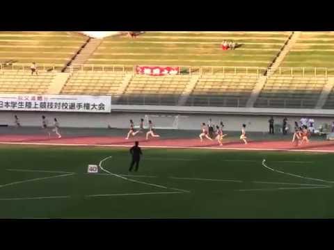 2015 西日本インカレ陸上 女子4×100mR　決勝