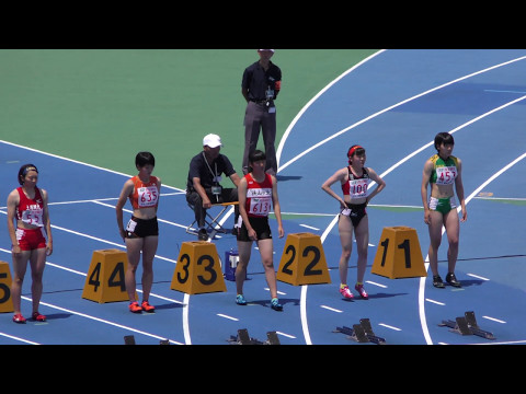 20160618関東高校総体女子100m北関東準決勝2組