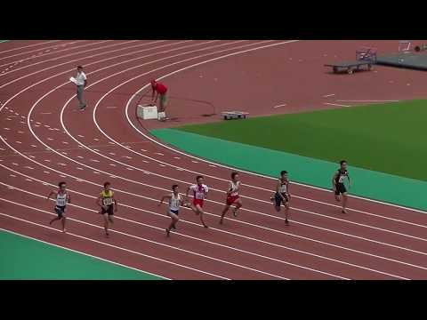 20190831ジュニアオリンピック陸上福岡県最終選考会 男子A100m決勝