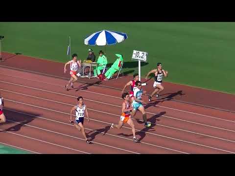 20180317_第3回宮崎県記録会_一般・高校男子100m_2組