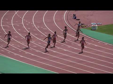 2018 0819 第73回九州陸上選手権大会 一般女子200m予選1組