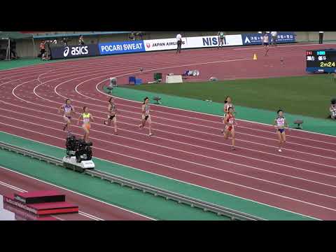 women&#039;s 400m heat2 Saki TAKASHIMA 54.19 2019 nat&#039;l champ 高島咲季