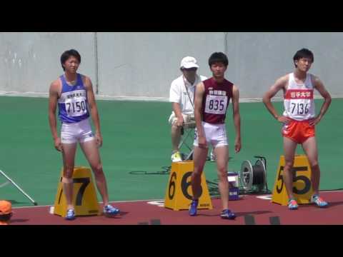 2017 秋田県陸上競技選手権 男子 110mH 決勝