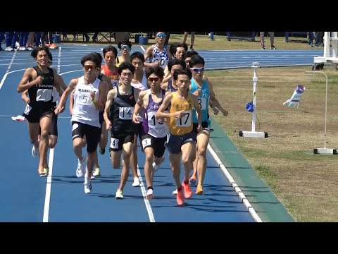 溜池(中大)大学初戦/youtuberたむじょー 日体大記録会 男子1500m最終組 2022.4.23