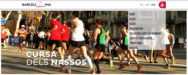 Cursa dels Nassos（スペイン・バルセロナ）のトップページ画像
