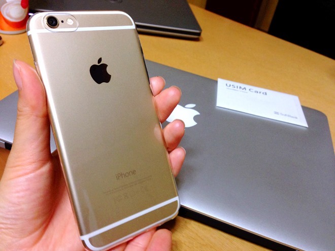iPhone 6 ゴールドモデル