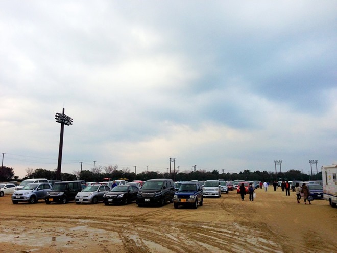 第50回記念 一色マラソン大会 坂田グラウンド駐車場