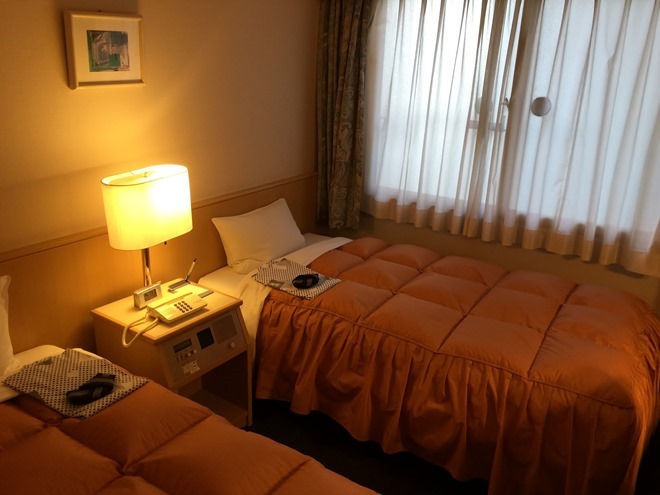 京都マラソン2015 宿泊ホテル 京都タワーホテルアネックスの部屋
