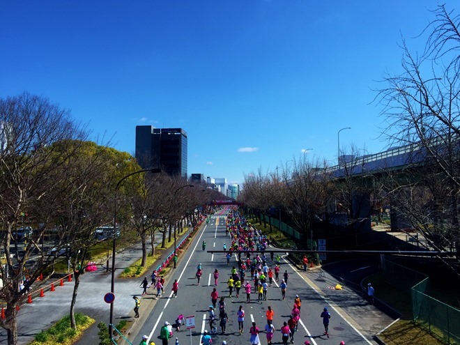 名古屋ウィメンズマラソン2015 レース途中の風景