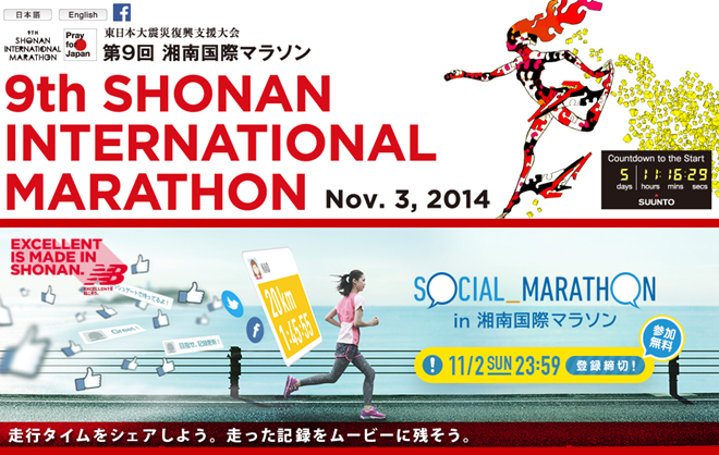 湘南国際マラソン トップページ画像