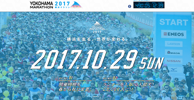 横浜マラソン2017 画像