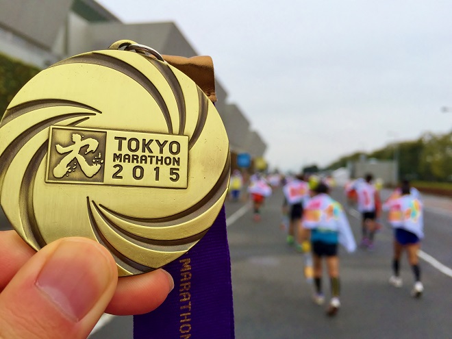 東京マラソン 完走メダル