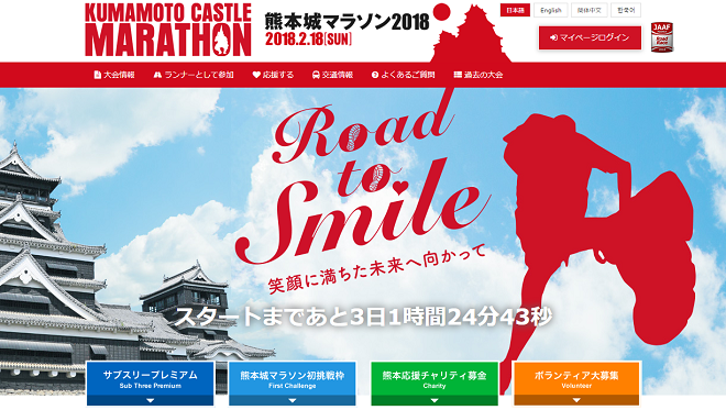 熊本城マラソン2018画像