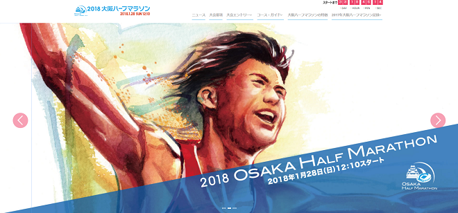 大阪ハーフマラソン2018画像