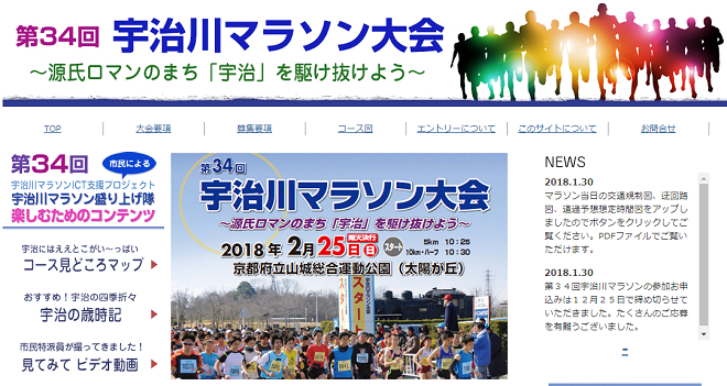 宇治川マラソン2018画像