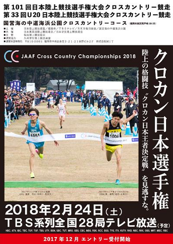 日本陸上競技選手権クロスカントリー2018画像