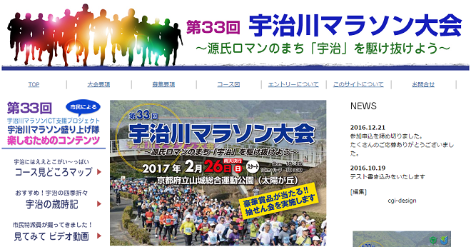 宇治川マラソン画像