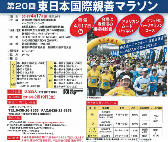 東日本国際親善マラソン画像
