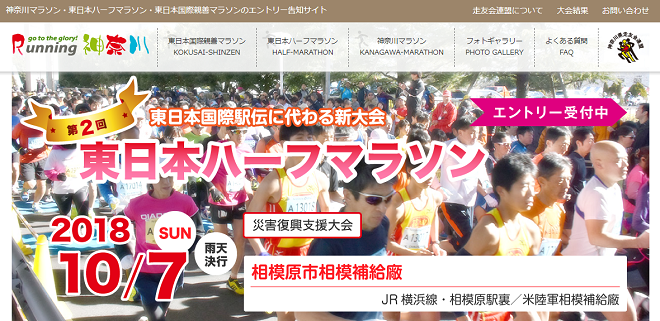 東日本ハーフマラソン2018画像