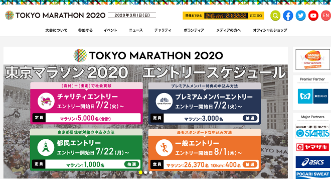東京マラソン2020画像