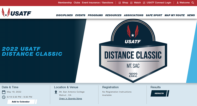 USATF Distance Classic 2022